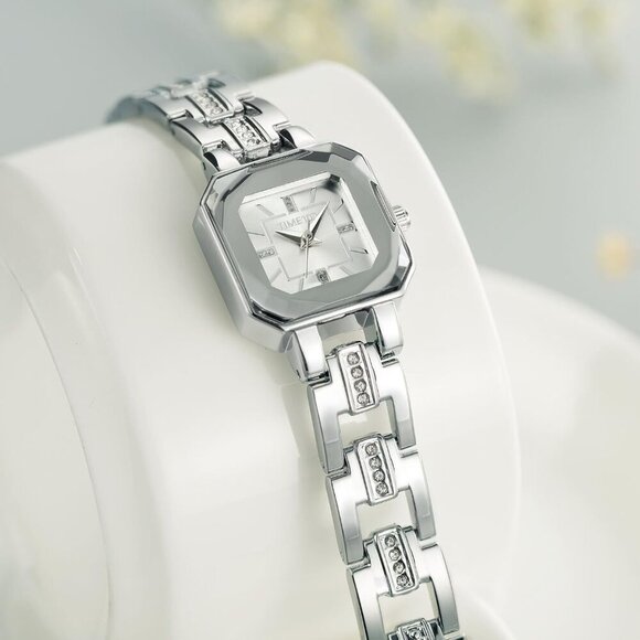Women's Watches Bracelet Crystal Oval Dial Ladies Wrist Watch Japanese Quartz Wr - Picture 3 of 6